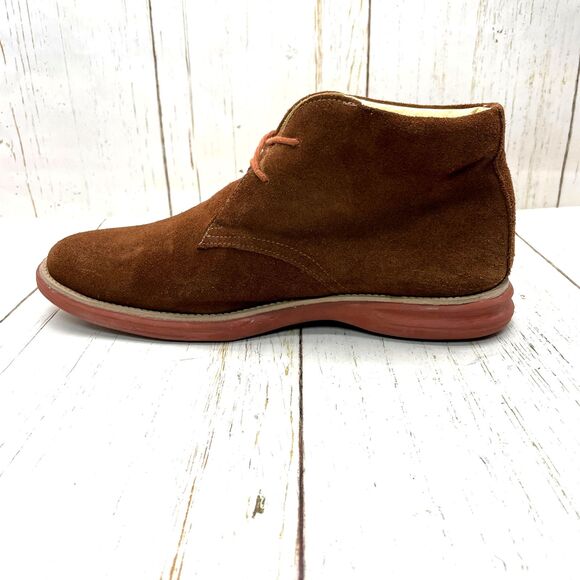 Martin Dingman Mens Suede Chukka Boots Brown Size 11W Wide Made Brazil Lace Up main image 8